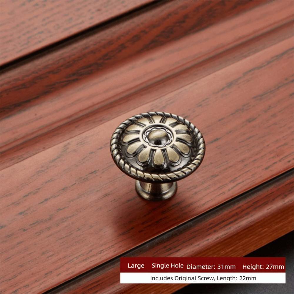 Furniture Hardware Drawer Pulls - Bronze With Screw Cupboard Wardrobe Cabinet