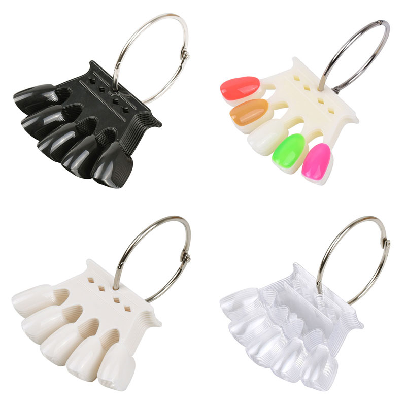 Furniture Hardware Nails - 4Colors False Nail Tips Display Practice