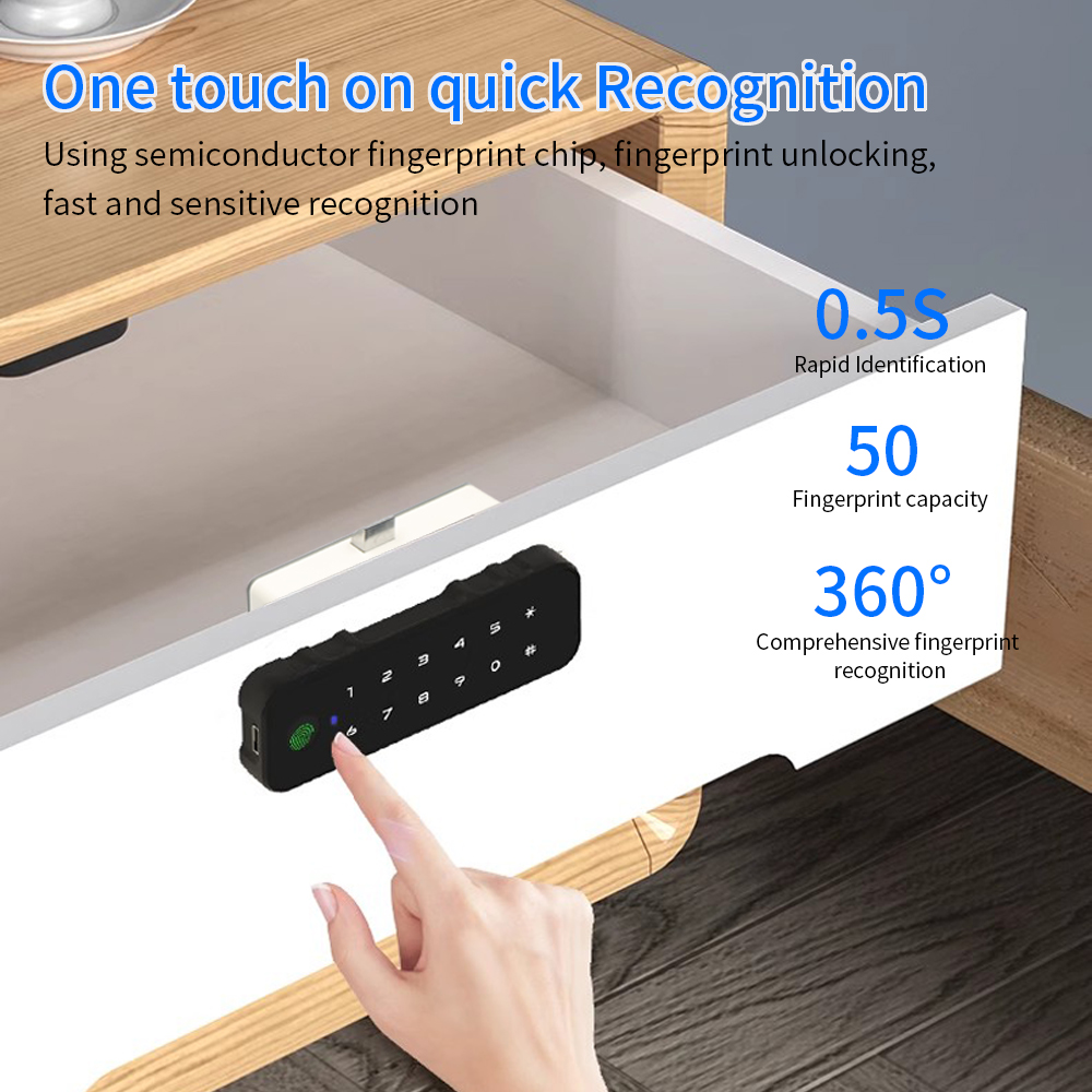 Tuya Bluetooth Smart Wood Cabi - огляд і ціна Furniture Hardware Latch