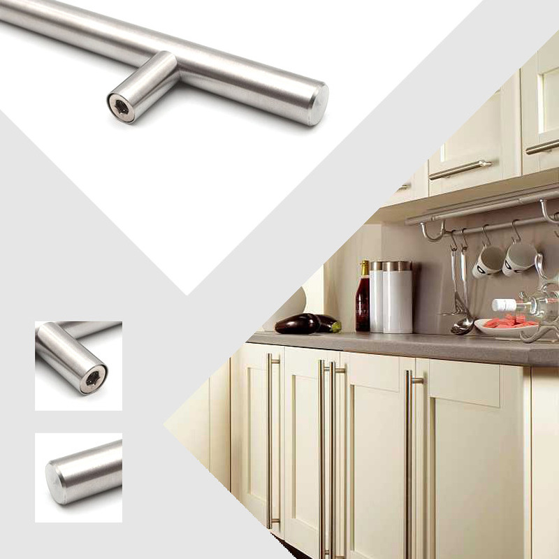 Modern Gold Brushed Straight C - огляд і ціна Furniture Hardware Drawer Pulls