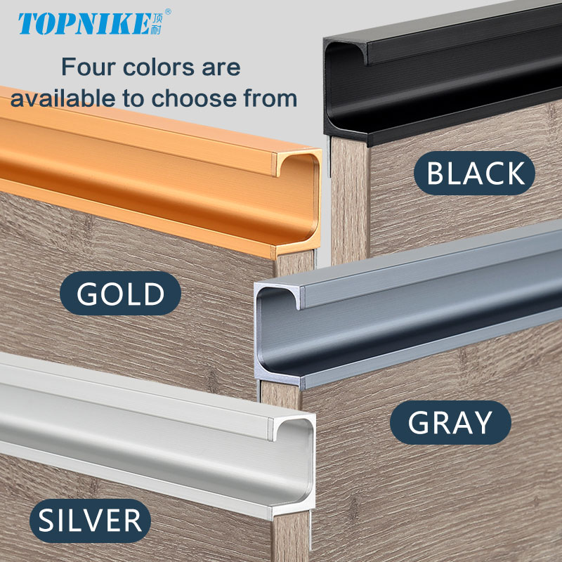 Finger Pulls G-Shaped Groove-F - огляд і ціна Furniture Hardware Drawer Pulls