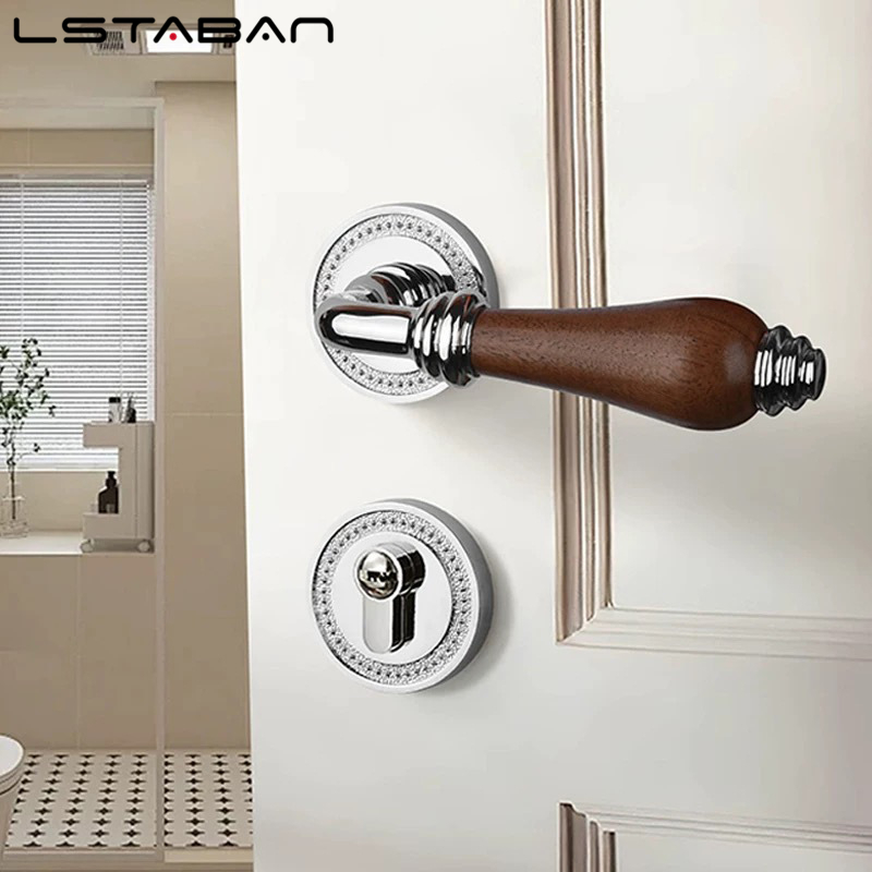 Euro Walnut Wood Handle Door L - огляд і ціна Furniture Hardware Handles