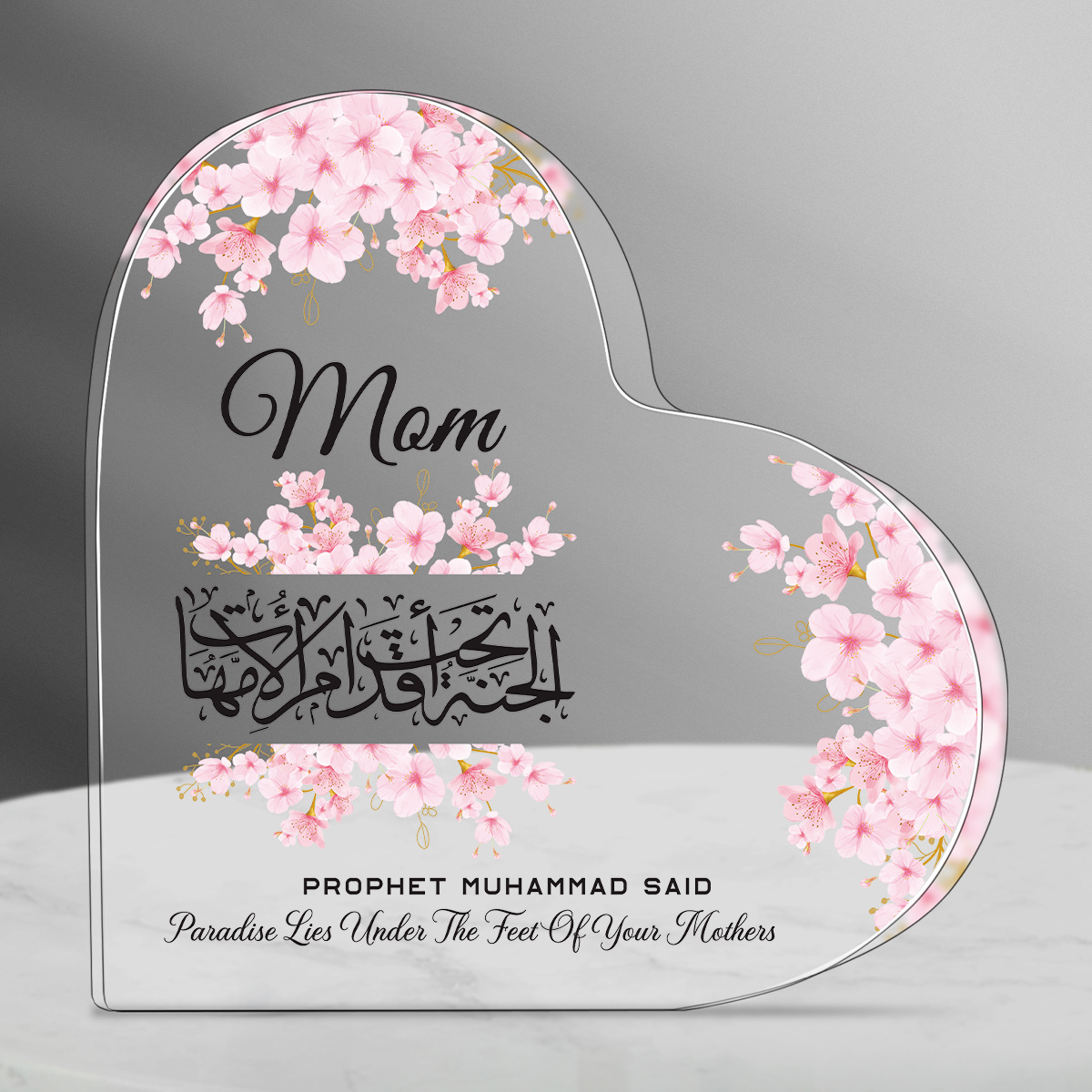 Heart Acrylic Desk Plaque Mom  - огляд і ціна Furniture Paradise & Hardware Ghaziabad By Owner