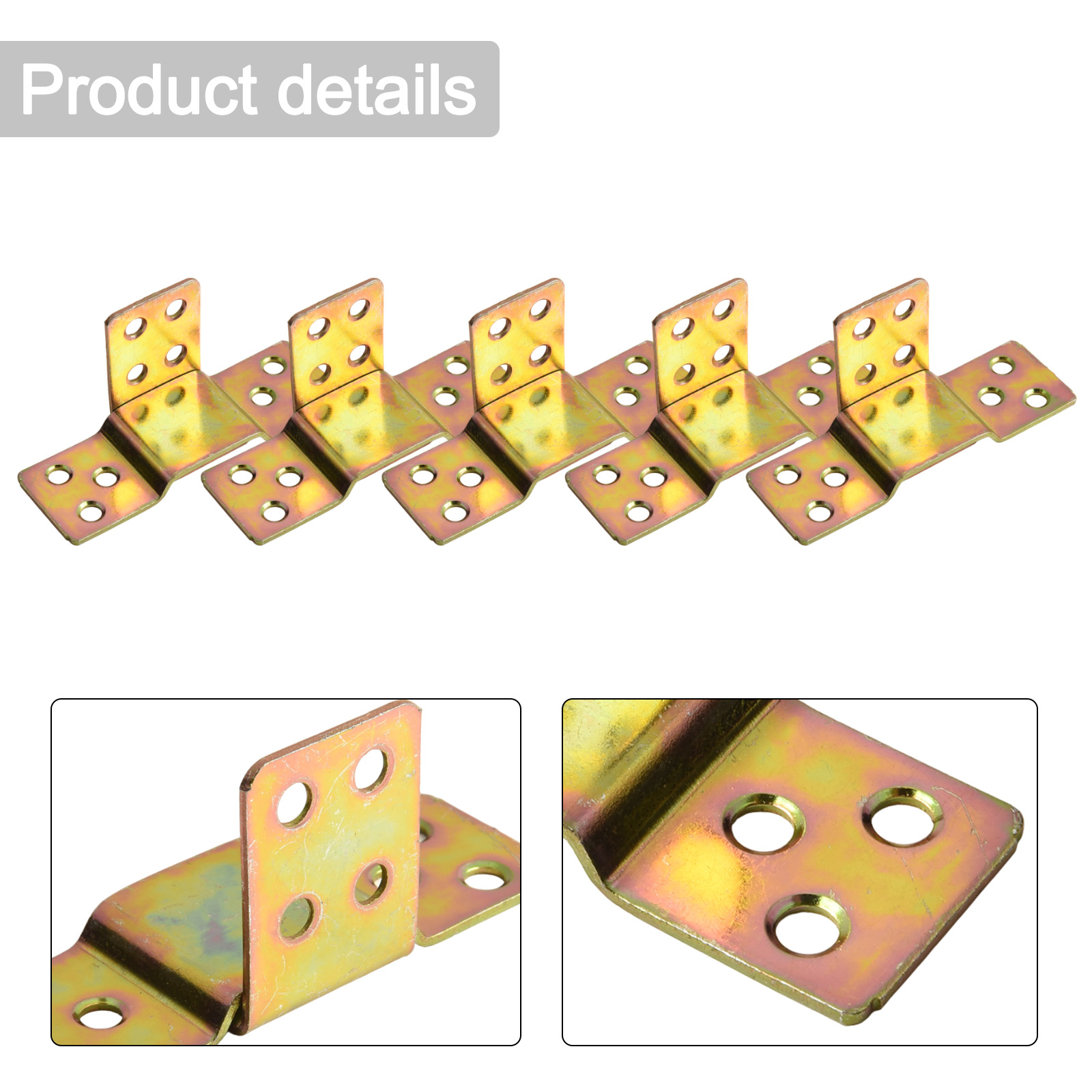 5Pcs Metal Bed Rail Bracket Wo - огляд і ціна Furniture Hardware And Fittings