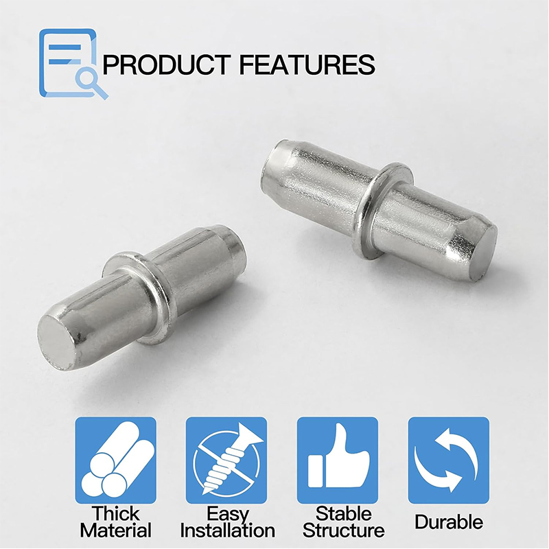 24/ 48/ 96 pcs 5mm Shelf Suppo - огляд і ціна Shelf Peg Support