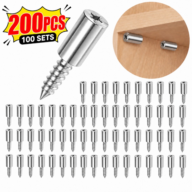 5-100Sets Self Tapping Screws  - огляд і ціна Shelf Peg Support