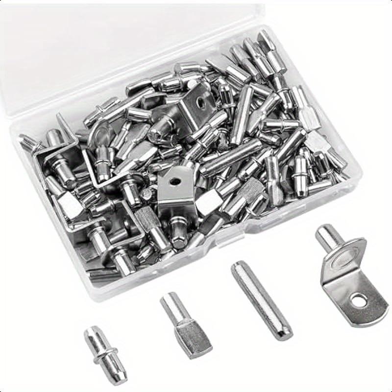 104pcs Shelf Pegs Kit 4 Styles - огляд і ціна Shelf Peg Support
