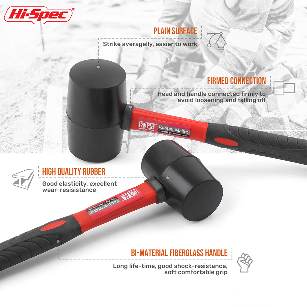 Soft Face Rubber Mallet Shock  - огляд і ціна Furniture Hardware Manufacturer