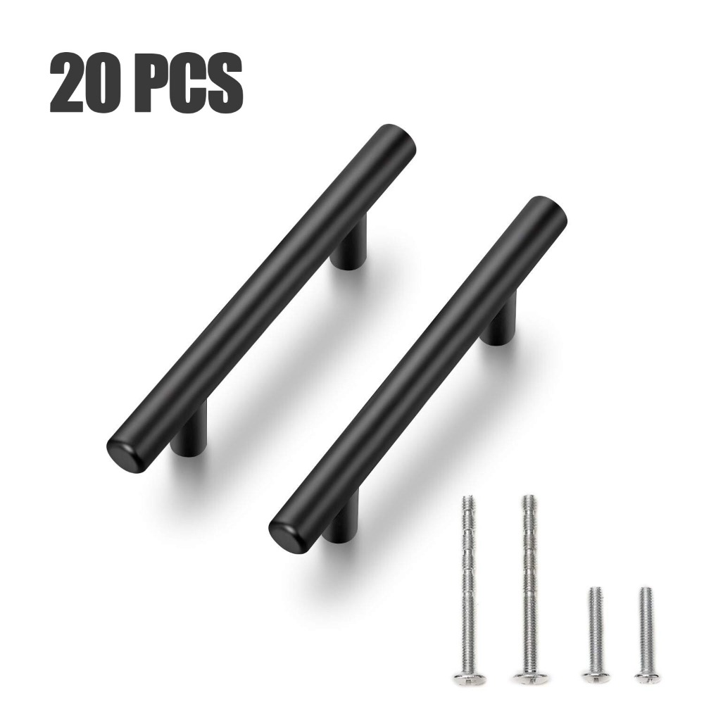 20 PCS Cabinet Pulls Matte Bla - огляд і ціна Furniture Hardware Drawer Pulls