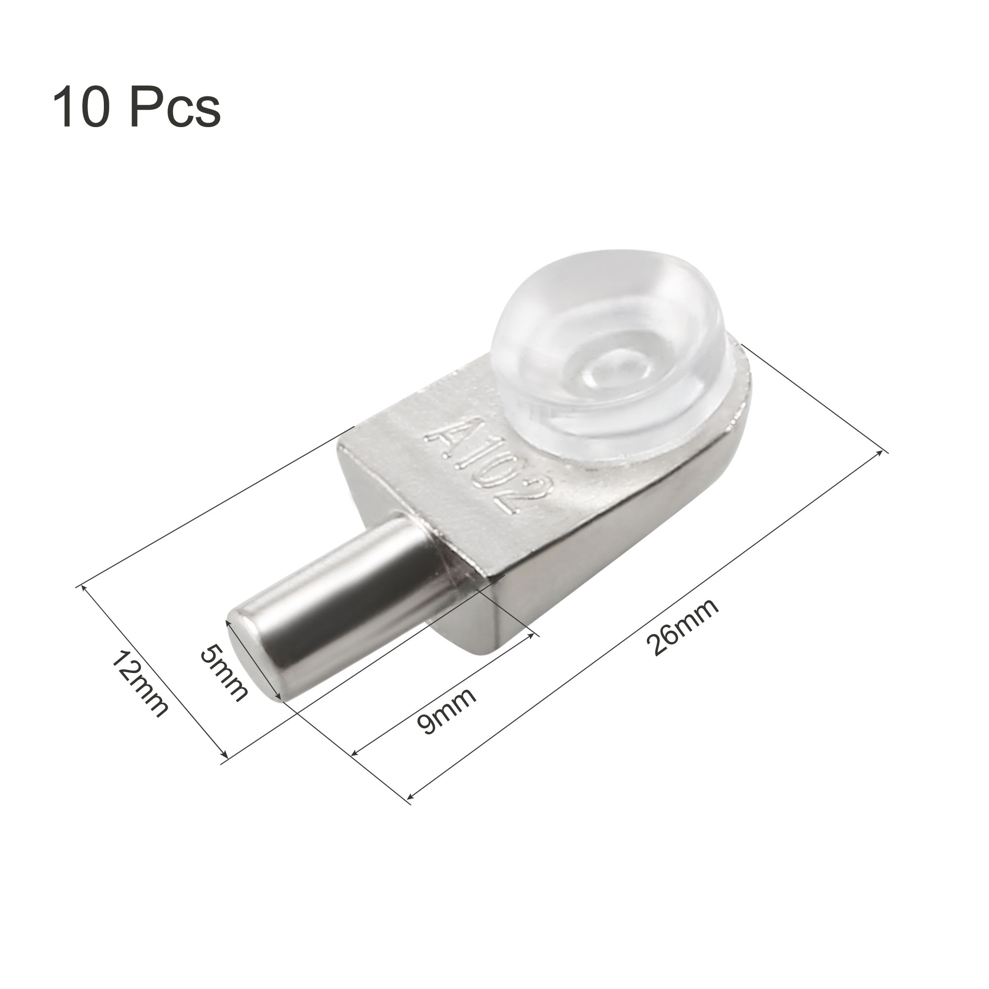 10pcs Shelf Support Pegs Zinc  - огляд і ціна Shelf Peg Support