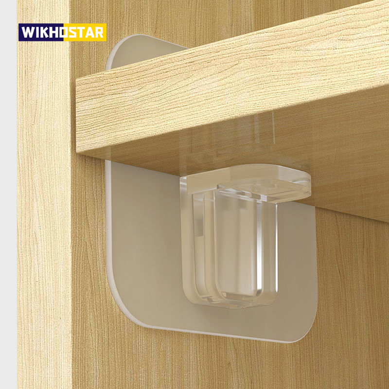 WIKHOSTAR 4/10pcs Adhesive She - огляд і ціна Shelf Peg Support