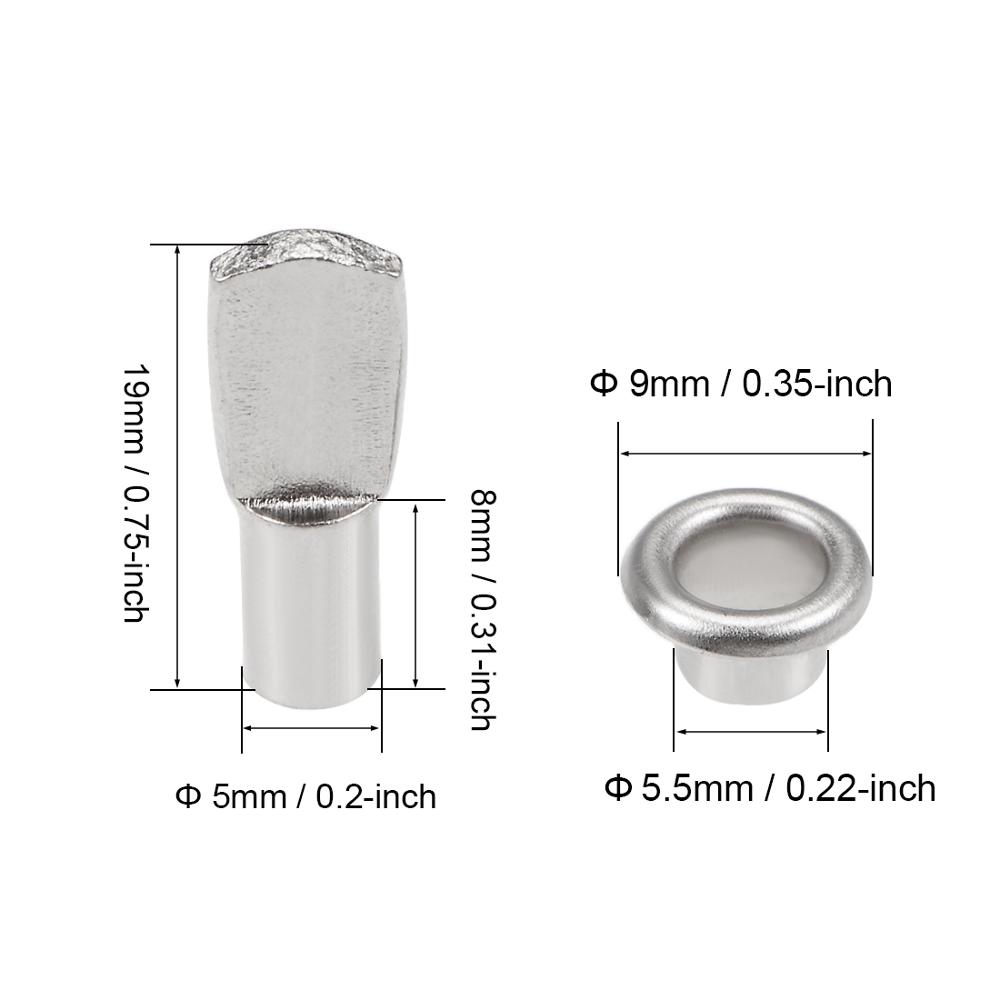 Uxcell 20-200Pcs Shelf Bracket - огляд і ціна Shelf Peg Support